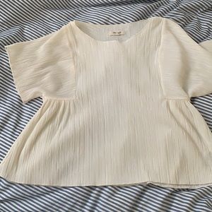 MADEWELL pleated shirt